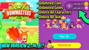 Bowmasters Mod Apk Unlimited Coins