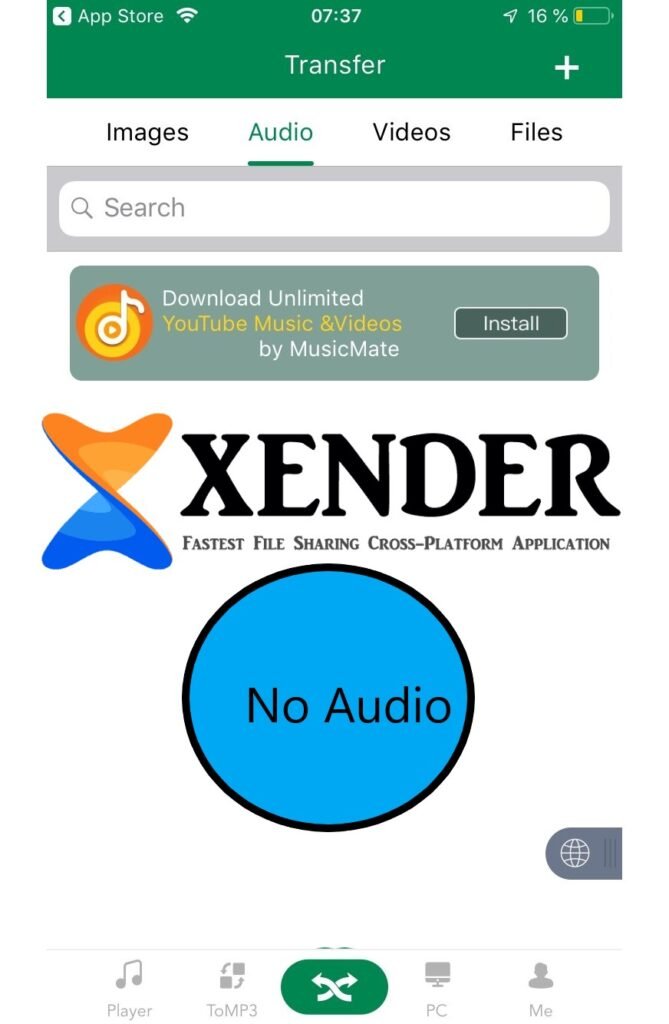 Xender Old Version