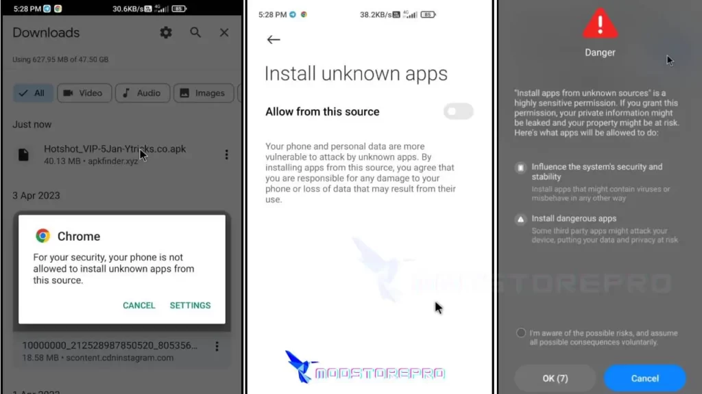 Install Unknown Apps